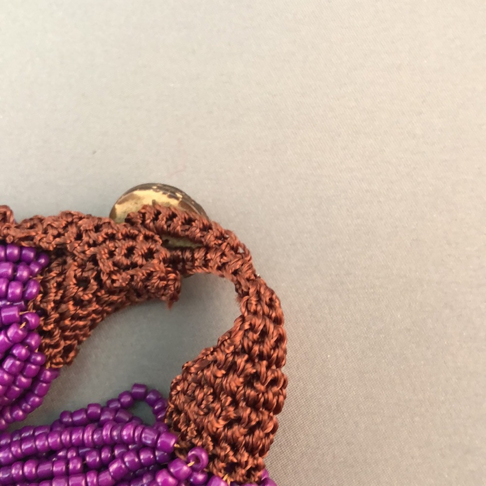 Purple Beaded Multi-Strand Necklace - Picture 13 of 15
